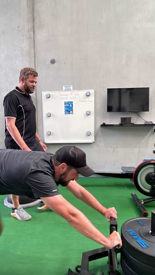 Training at Fortify Fitness studio