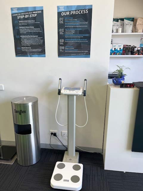 Fortify FItness now has a Body fat scanner that measures body fat, lean body mass, fat and muscle imbalances